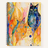 Notitieboek van de abstracte Kittens (Voorkant)