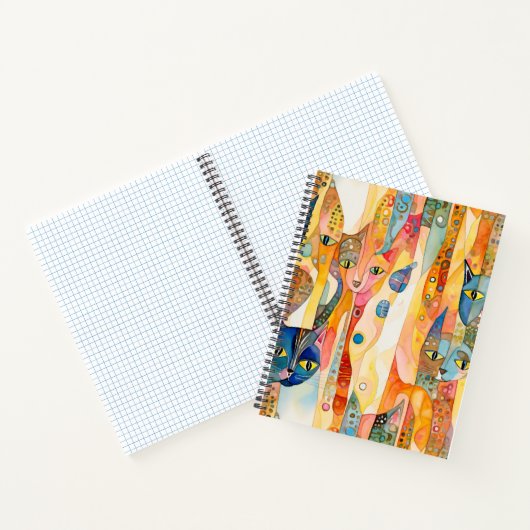 Notitieboek van de abstracte Kittens (Binnen)