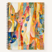 Notitieboek van de abstracte Kittens (Voorkant)
