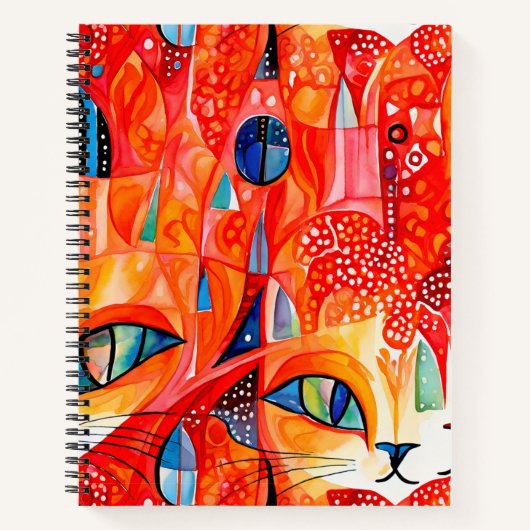 Notitieboek van de abstracte Kittens (Voorkant)