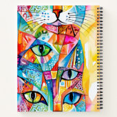 Notitieboek van de abstracte Kittens (Achterkant)