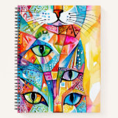 Notitieboek van de abstracte Kittens (Voorkant)