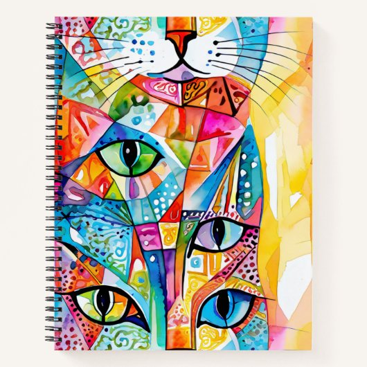 Notitieboek van de abstracte Kittens (Voorkant)