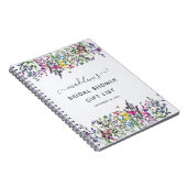 Notitieboek van de Cadeauslijst van wilde Vrijgeze (Rechterzijde)