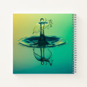 Notitieboek van de drager van de spiral (Achterkant)
