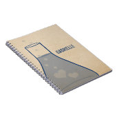 Notitieboek van de filmbeker Blauw (Rechterzijde)