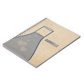 Notitieboek van de filmbeker Blauw (Linkerzijde)