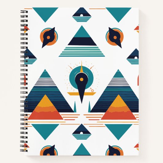 Notitieboek van de geometrische piramides (Voorkant)