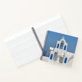 Notitieboek van de Griekse kerk Santorini (Binnen)