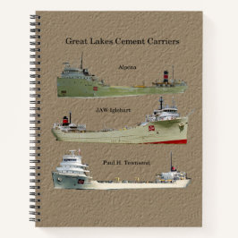 Notitieboek van de grote meren Cement Carriers