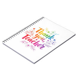 Notitieboek van de leerkracht - Dank u, leerkracht