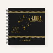 Notitieboek van de Libra Zodiac Star (Voorkant)