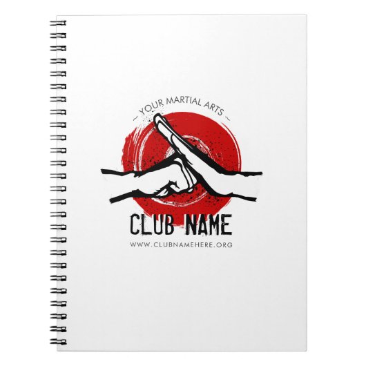 Notitieboek van de Martial Arts Club (Voorkant)