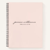 Notitieboek van de minimalistische moderne kalligr (Voorkant)