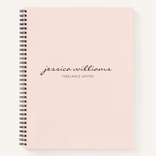 Notitieboek van de minimalistische moderne kalligr (Voorkant)