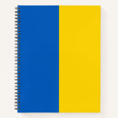 Notitieboek van de Oekraïense vlag (Oekraïne) (Voorkant)