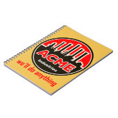 notitieboek van de officiële acme - industrie (Linkerzijde)