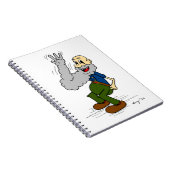 Notitieboek van de oude Man Waving Beard (Rechterzijde)