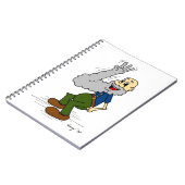 Notitieboek van de oude Man Waving Beard (Linkerzijde)