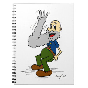 Notitieboek van de oude Man Waving Beard