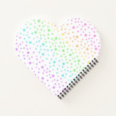 Notitieboek van de regenboog, in de vorm van een h (Achterkant)