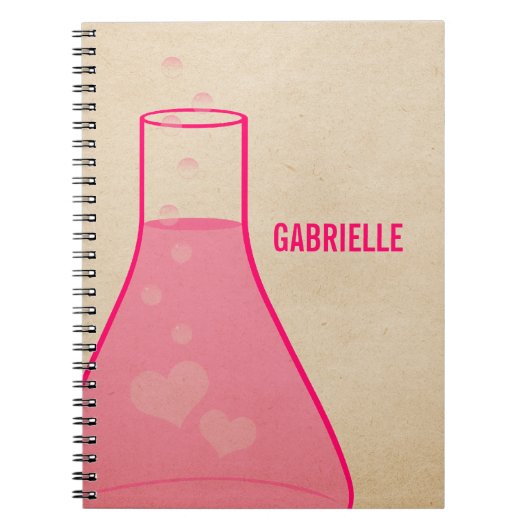 Notitieboek van de roze beker, roze (Voorkant)
