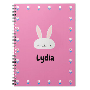 Notitieboek van de Roze Cute Bunny