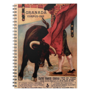  Notitieboek van de Spaanse stierengevechten