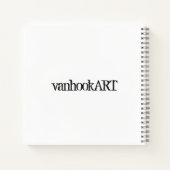 Notitieboek van de spirale vierkant (Achterkant)