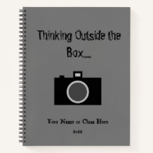 Notitieboek van de spiralklasse voor fotografen