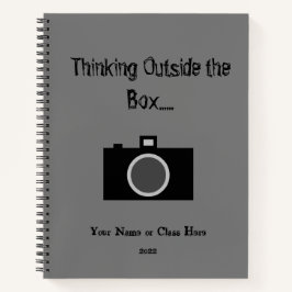 Notitieboek van de spiralklasse voor fotografen