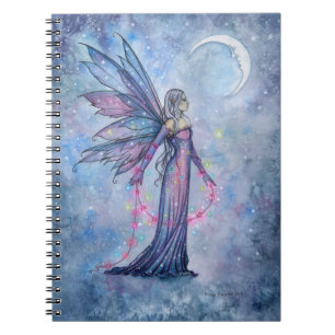 Notitieboek van december Moon Fairy door Molly Har