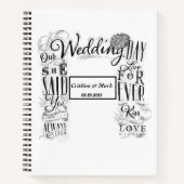 Notitieboek van  Design Wedding Guestbook (Voorkant)