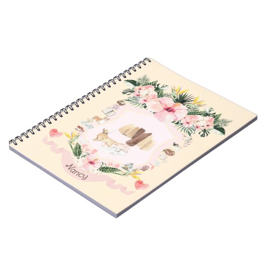 Notitieboek van Dog Walking Crest (Linkerzijde)