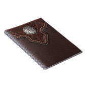 Notitieboek van geboost leder (Rechterzijde)