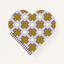 Notitieboek van geel Stip en gewas