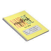 Notitieboek van geregistreerde verpleegkundige (Rechterzijde)