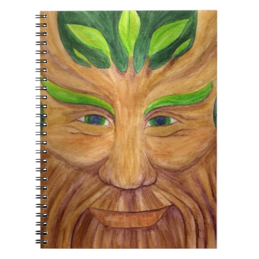 Notitieboek van groen Man (Voorkant)
