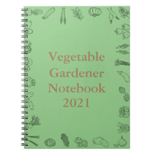 Notitieboek van groenten en fruit