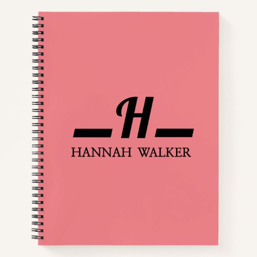 Notitieboek van "HANNAH WALKER" (Voorkant)