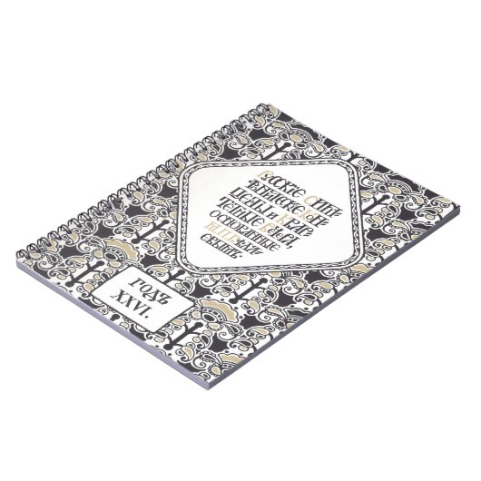 Notitieboek van het concertprogramma van Bilibin (Linkerzijde)