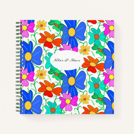 Notitieboek van het Floral patroon (Voorkant)