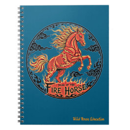 Notitieboek van het jaar van het vuurpaard