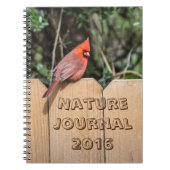 Notitieboek van het kardinaal (Red Bird) Journal (Voorkant)