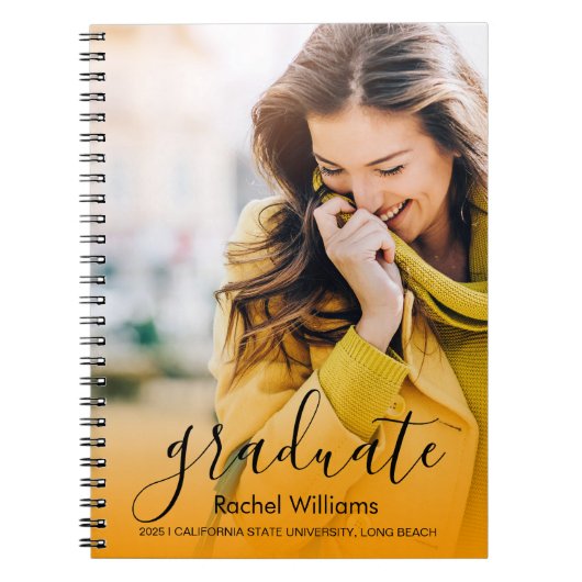 Notitieboek van het laatste jaar | Foto Afstuderen (Voorkant)