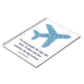 Notitieboek van het luchtvaartnoteringsvliegtuig (Linkerzijde)