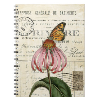 Notitieboek van het Monarch Butterfly Spiral Jour