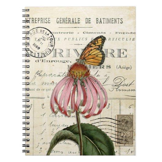  Notitieboek van het Monarch Butterfly Spiral Jour (Voorkant)