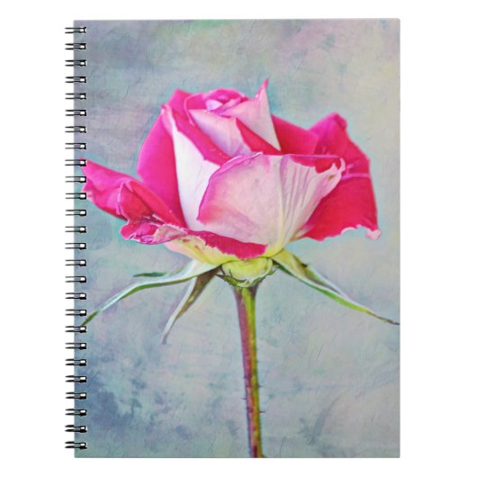 Notitieboek van het prachtige roze roze blad Artsy (Voorkant)