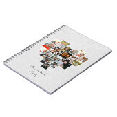 Notitieboek van het  van de Hart-vormig fotocollag (Linkerzijde)